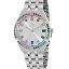 Reloj Marea Mujer con Esfera Plateada y Indicadores Multicolor